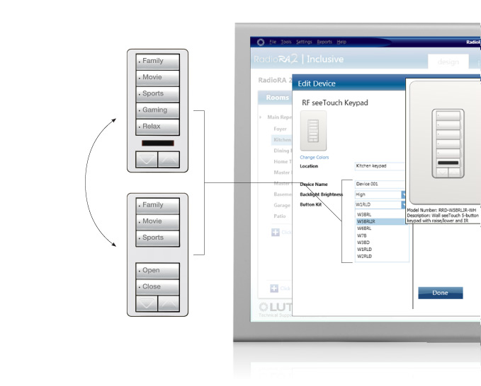 Swap Button Configuration Image